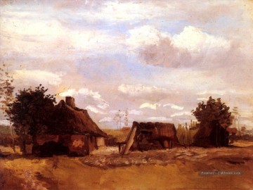 Cottage Vincent van Gogh Peinture à l'huile